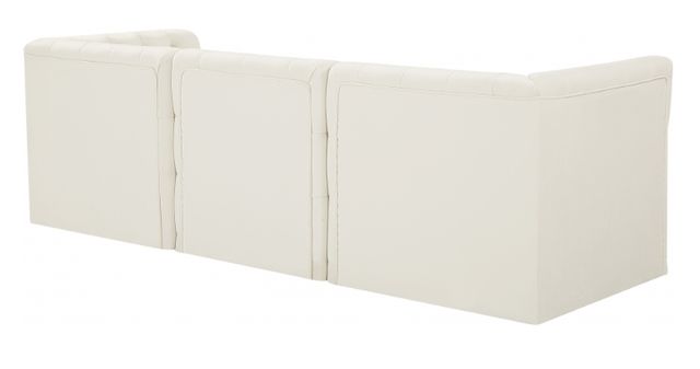 Meridian Furniture Tuft 3-Piece Cream 99" Modular Sofa-3