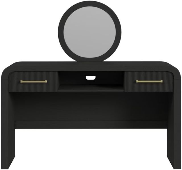 Elements International Ridgemont Black Dressing Table-1