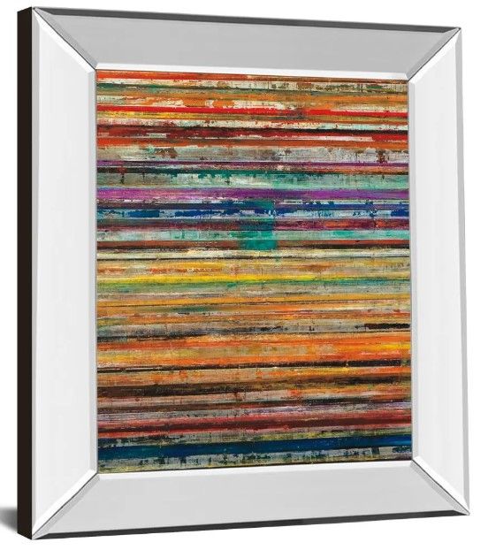 Classy Art Shattered Earth by Gutierrez Mirror Framed Wall Art-0