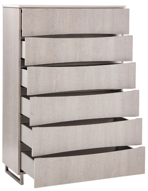 Michael Amini® Marin Greige 6-Drawer Chest-2