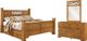 Signature Design by Ashley® Bittersweet 2-Piece Light Brown King Poster Bed Set-0