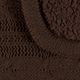 Surya Tucker Dark Brown 50"x60" Throw Blanket-1