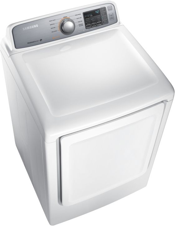 Samsung 7.4 Cu. Ft. White Electric Dryer-2