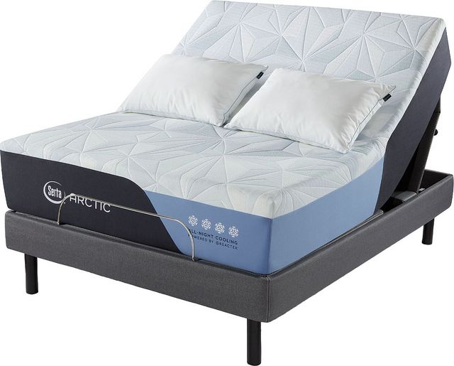 Serta® Arctic Gel Memory Foam Plush Tight Top Queen Mattress-4