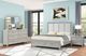 New Classic® Home Furnishings Fiona 4-Piece Mist Gray King Panel Bedroom Set-1