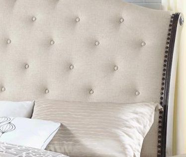 Steve Silver Co. Rhapsody 3-Piece Cream Queen Sleigh Bedroom Set-3
