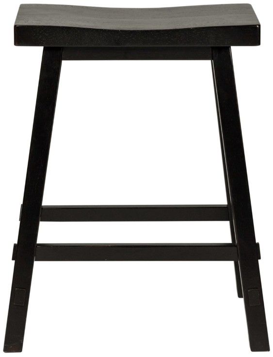 Liberty Furniture Creations II Black 24" Sawhorse Counter Stool-3