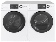 Ensemble de buanderie à chargement frontal GE® - Blanc
