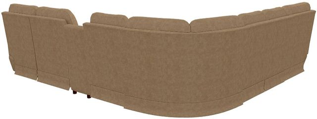 La-Z-Boy® Trouper Camel Reclining Sectional with Custom Layout Options-4