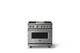 Viking® 5 Series 36" Stainless Steel Pro Style Dual Fuel (NG) Range with Brushed Brass Trim-0