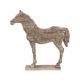 A & B Home Natural Standing Horse Accent-0
