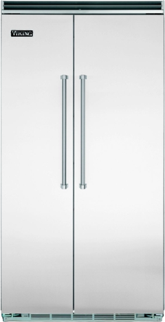 Viking® Professional 5 Series 42 in. 25.3 Cu. Ft. Stainless Steel Built-In Side By Side Refrigerator