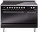 Ilve® Professional Plus II 48" Glossy Black Pro Style Induction Range-0