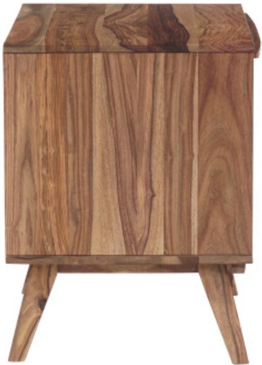 Porter International Designs Fusion Light Brown Nightstand-2
