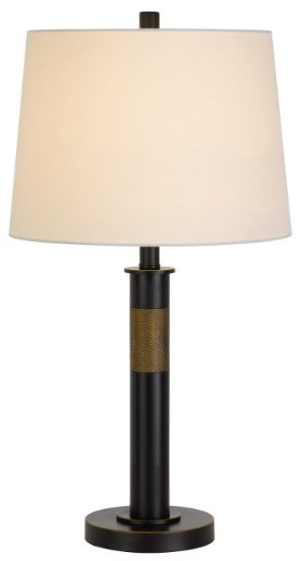 Cal® Lighting & Accessories Summerfield Oil Rubbed Bronze Table Lamp-1