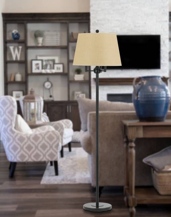 Cal® Lighting & Accessories Andros Dark Bronze Floor Lamp-1
