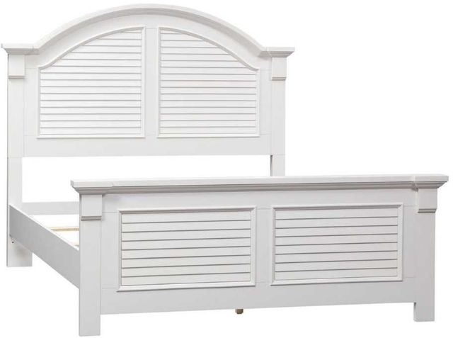 Liberty Furniture Summer House I Oyster White Queen Panel Bed-0