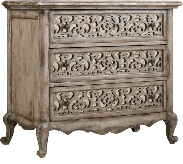 Hooker® Furniture Chatelet Fretwork Paris Vintage Nightstand-0