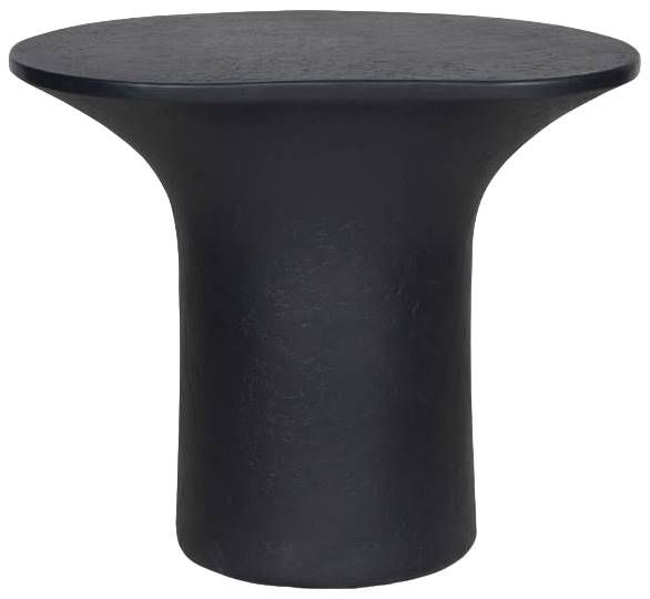 Moe's Home Collection Yumi Black Fiberglass Outdoor Accent Table-1