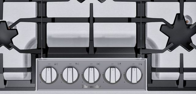 Thermador® Masterpiece® 30" Stainless Steel Gas Cooktop with Pedestal Star® Burner-1