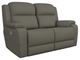 La-Z-Boy® Dorian Smoke Power Reclining Loveseat with Headrest-0