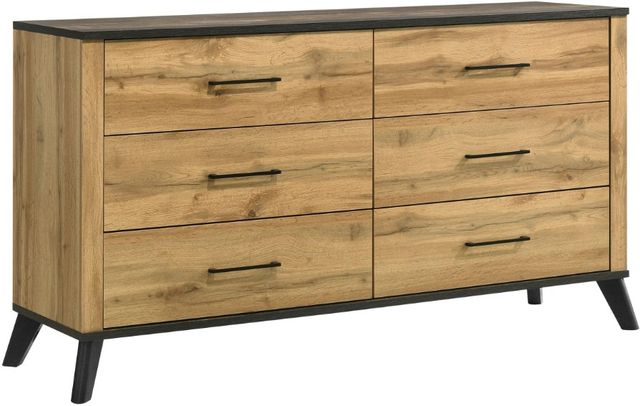 Coaster® Kaywood 4-Piece Natural Pine Twin Bedroom Set-1