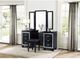 Mazin Furniture Allura Black Vanity Table-3