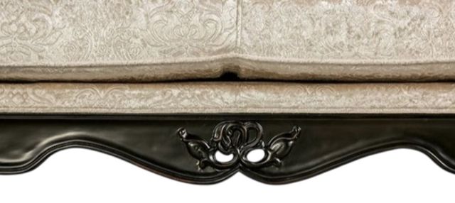 Furniture of America® Acapulco Black/Off-White Sofa-3