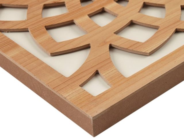 Olliix by Madison Park Lotus Medallion Natural Wood Wall Decor Set-1