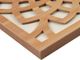 Olliix by Madison Park Lotus Medallion Natural Wood Wall Decor Set-1