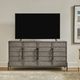 Liberty Furniture Pelicans Buff Coastal Fog 74" Accent TV Console-1