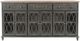 Jofran Inc. Aurora Hills Bisque/Brushed Gray 6-Door Accent Chest-1