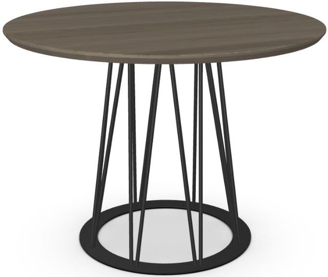 Amisco Customizable Calypso Round Dining Table with 42" Solid Ash Top-0