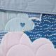 Olliix by Clean Urban Habitat Kids Cloud Blue Twin Cotton Reversible Coverlet Set-3
