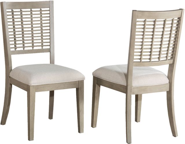 HH2 Home Ocala 2-Piece Sandy Gray Dining Chair Set-2