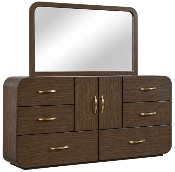 New Classic® Home Furnishings Sway Espresso Dresser and Mirror-0