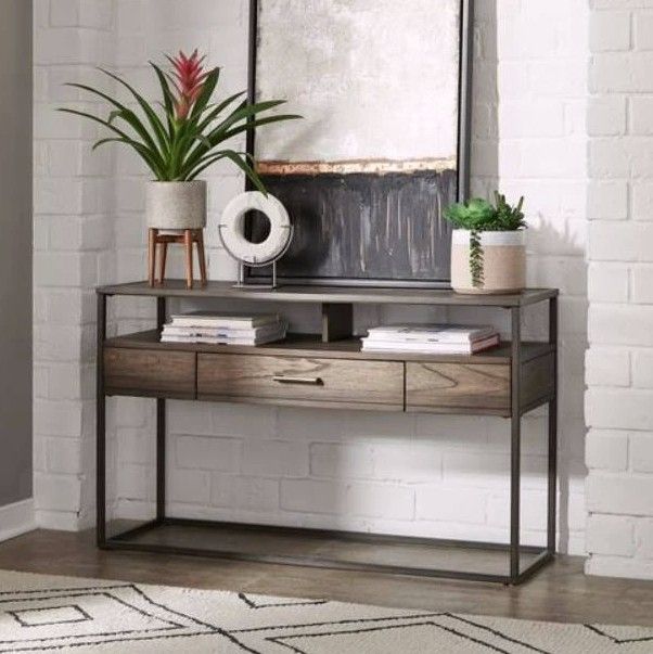 Liberty Furniture Jamestown Tobacco Sofa Table-1