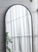 A & B Home Celine Black Body Mirror-4