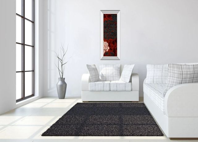 Classy Art Black/Red Eliose by Elizabeth Medley Mirror Framed Wall Art-2