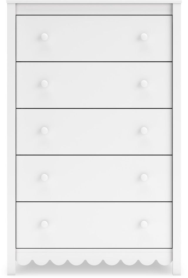 Signature Design by Ashley® Hallityn White Chest of Drawers-3