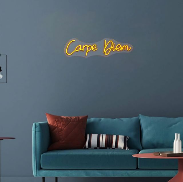 Classy Living Enlightened Carpe Diem Neon Sign-1