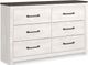 Signature Design by Ashley® Gerridan 2-Piece White/Gray Queen Panel Bed Set-2