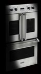 Viking® 7 Series 30" Squall Double Electric French-Door Wall Oven-1