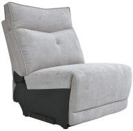 Mazin Furniture Tesoro Mist Gray Armless Chair-1