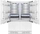 ZLINE 60" 32.2 Cu. Ft. Panel Ready Built In French Door Refrigerator with Water Dispensers and Ice Makers-2