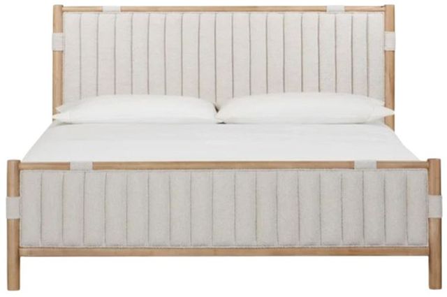 Modus Furniture Furano Brun/Ginger Full Upholstered Panel Bed-3