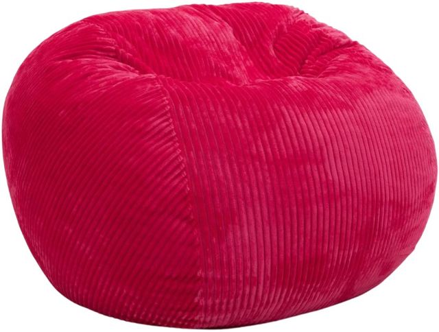 CordaRoy's® Fuchsia Plush Corduroy King Bean Bag-0