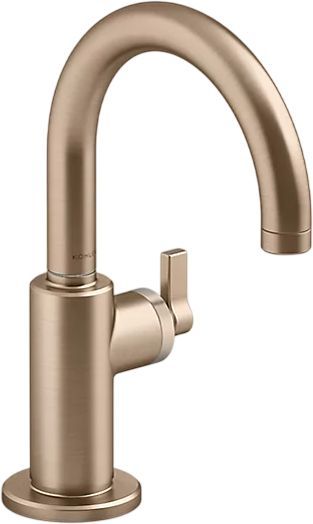 KOHLER® Billet® Vibrant Brushed Bronze Beverage Faucet-0
