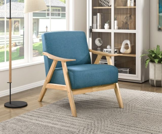 Homelegance® Damala Blue/Natural Accent Chair-1