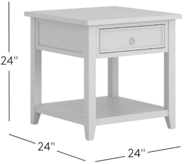 Jofran Inc. Bakersfield Brown End Table-2